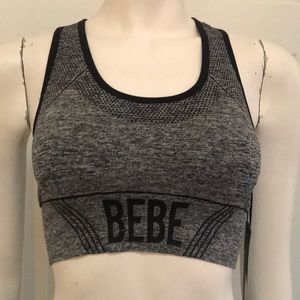 Bebe Sport Athletic/Athleisure Sports Bra, S, NWT!